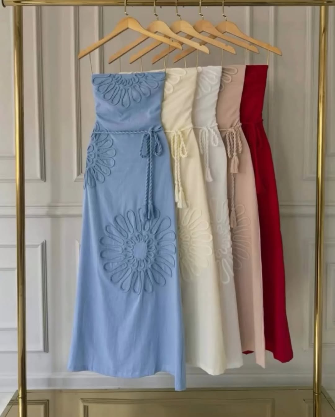 Cordelia Floral Appliqué Dress