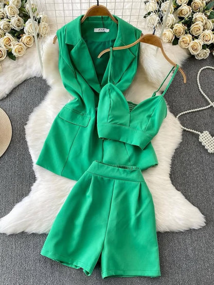 Emerald Muse 3-Piece Coord Set