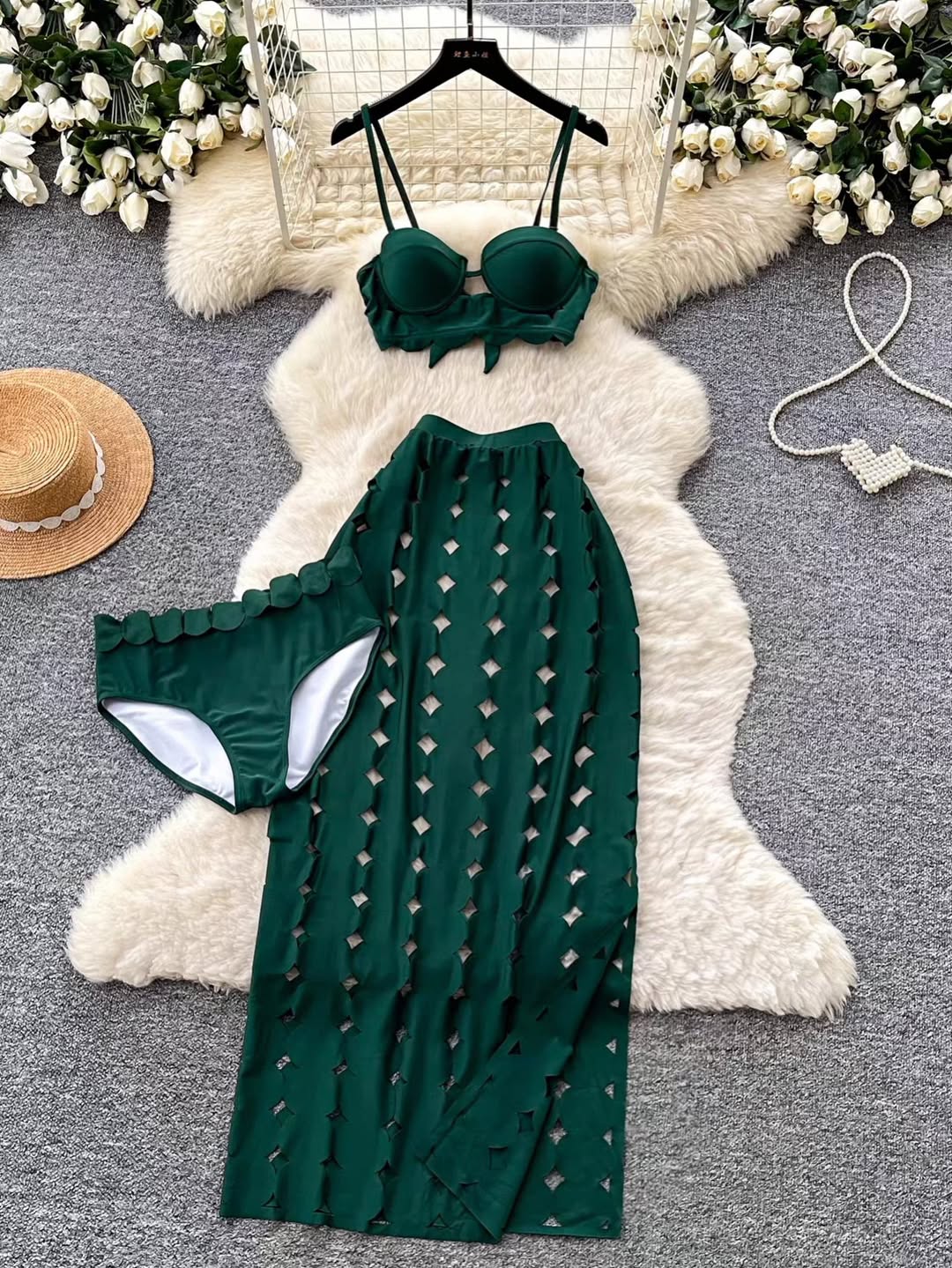 Kate Three Piece Bikini Swimwear Set
