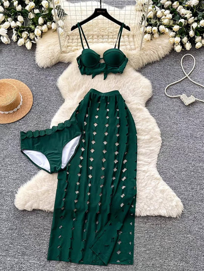 Kate Three Piece Bikini Swimwear Set