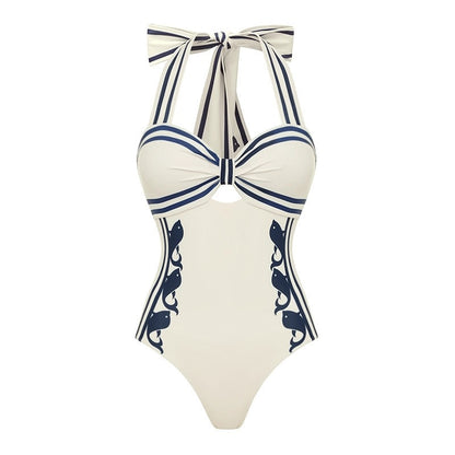 Riviera Wave Monokini with Wrap Skirt Set