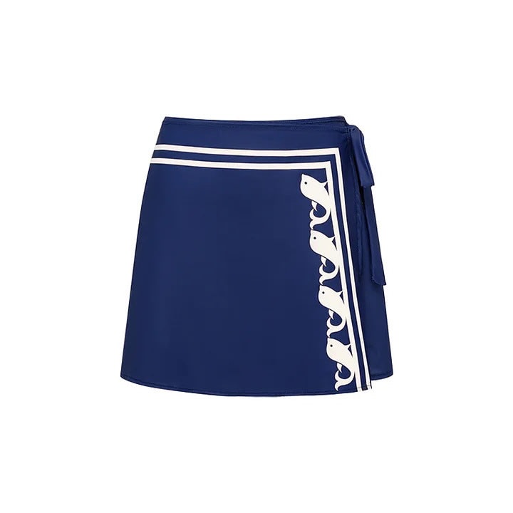 Riviera Wave Monokini with Wrap Skirt Set