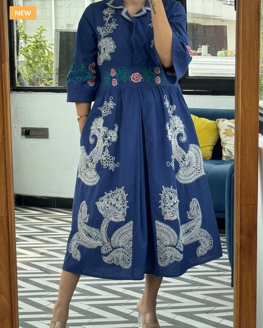 Sofia Embroidered Maxi Dress
