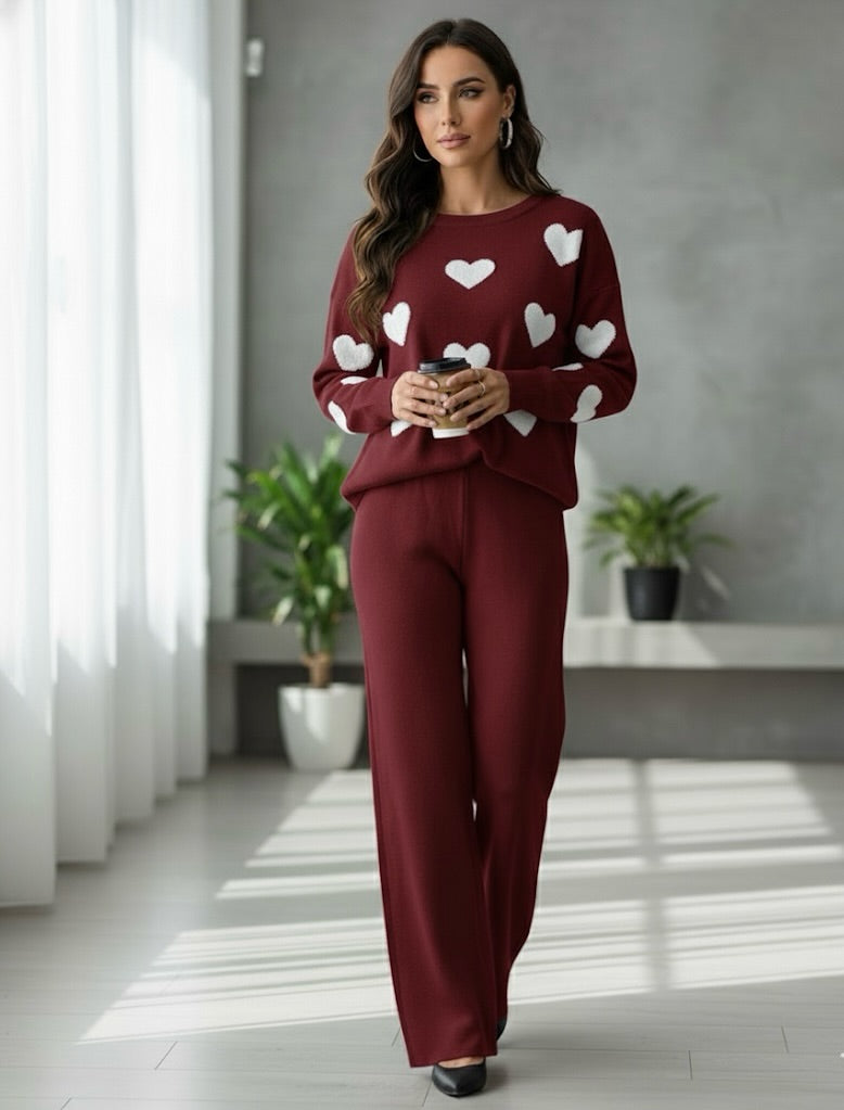 Stankovic HEART Knitted Coord Set