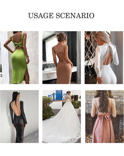 Strapless Bodysuit for Backless Deep neck Dress Bra Shapewear