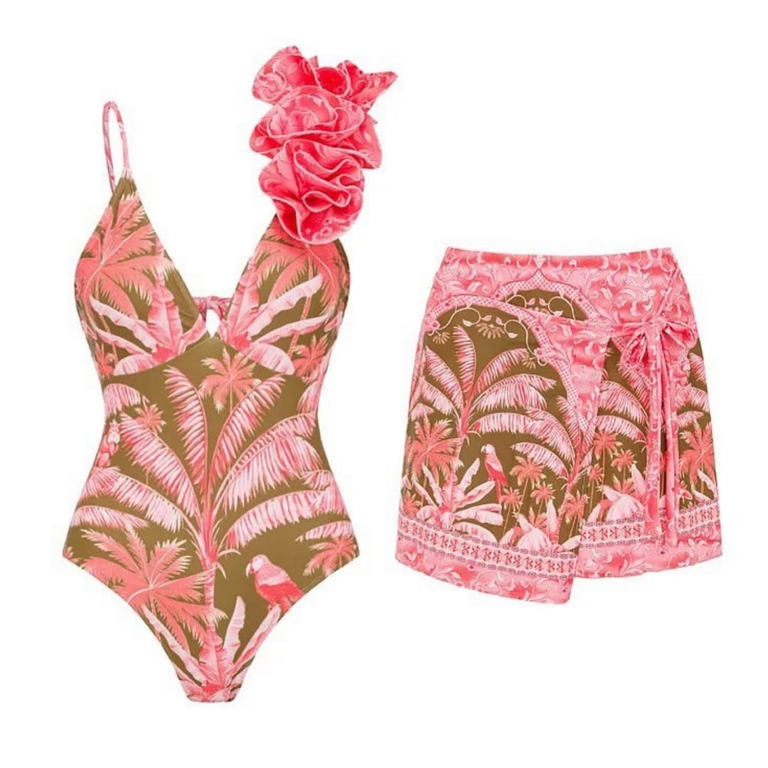 Truebelle Tropical Flower Swimwear – True Belle
