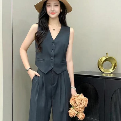 Vest And Trousers Coord Set
