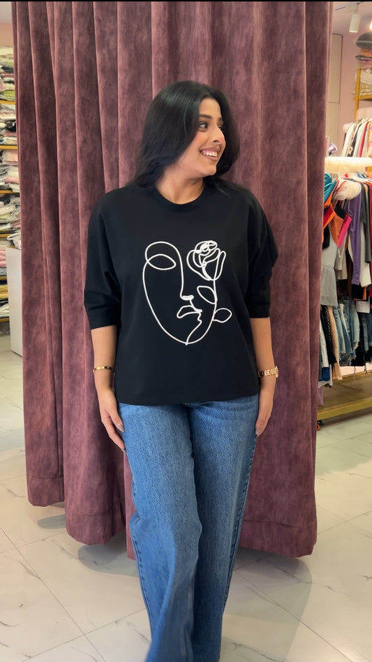 Face Tshirt Top